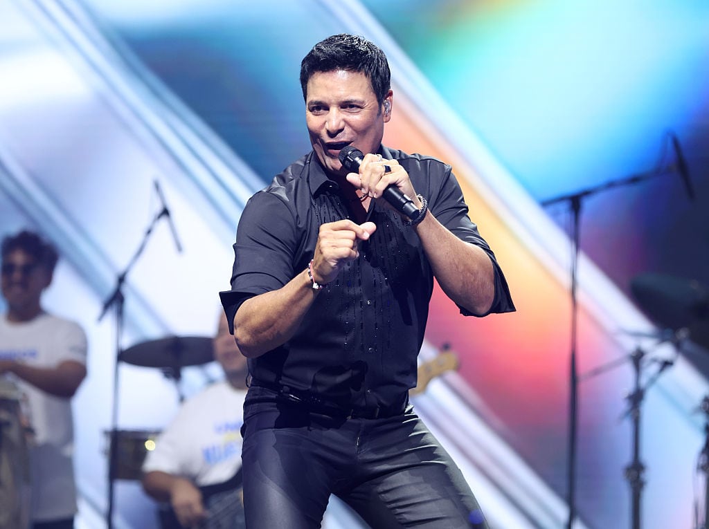 MIAMI, FLORIDA - AUGUST 16: Chayanne performs on stage during United For Venezuela Benefit Concert at Kaseya Center on August 16, 2026 in Miami, Florida. (Photo by John Parra/Getty Images)