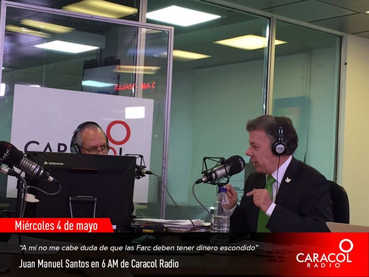 Santos indicó que el Gobierno no tiene conocimiento de los posibles recursos que tendría las Farc en el mundo.