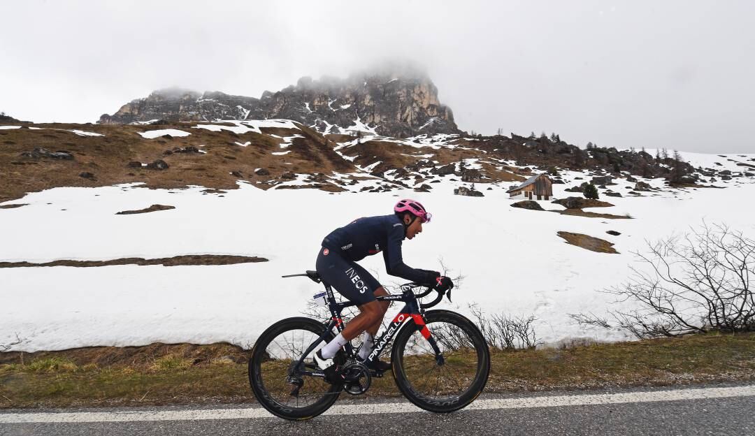 Egan Bernal en el Giro de Italia