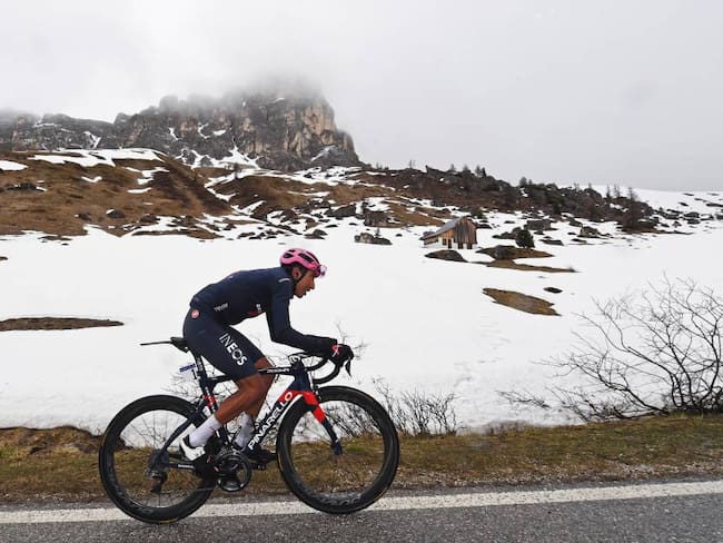 Egan Bernal en el Giro de Italia
