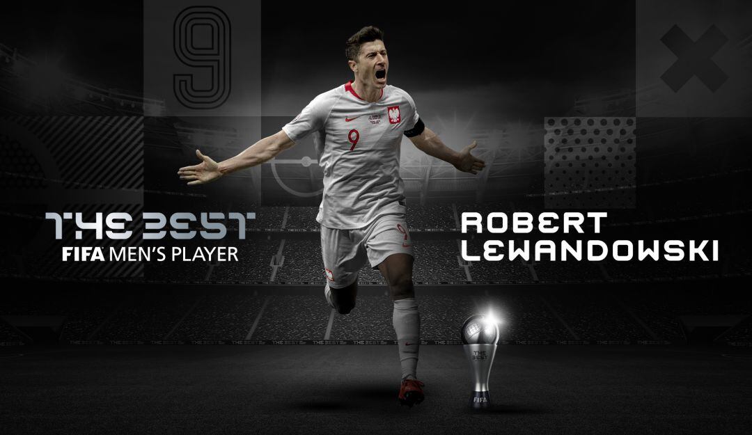 Robert Lewandowski, ganador del premio The Best de la FIFA