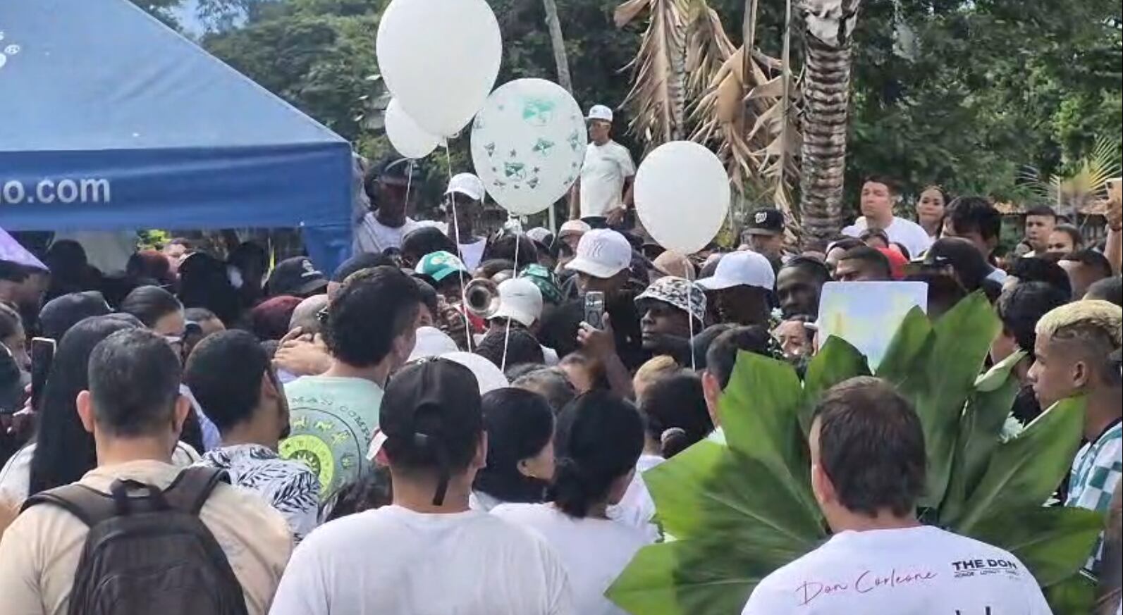 Sepelio de Juan Diego Martínez, menor de 17 años