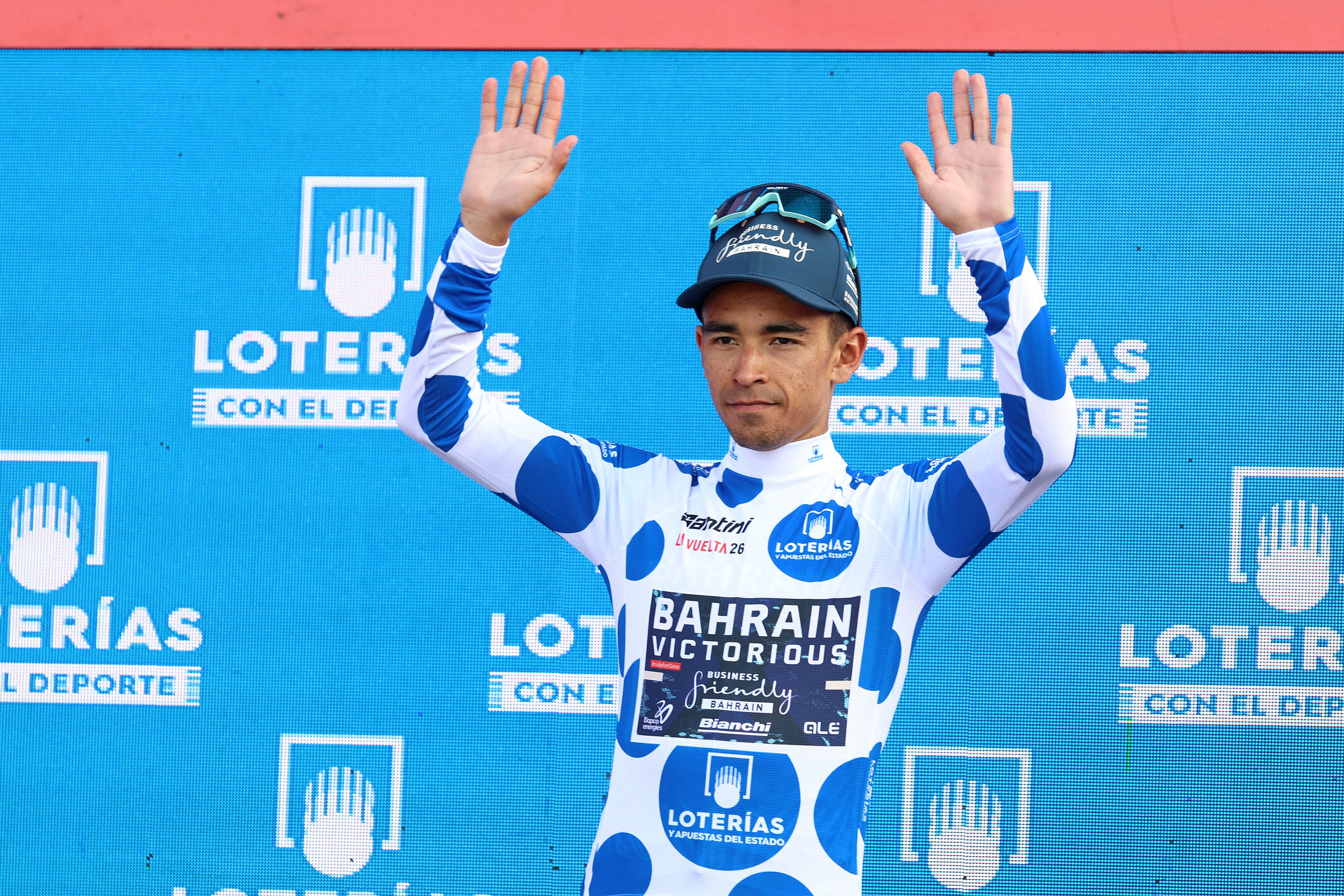 Santiago Buitrago líder de la clasificación de la montaña de la Vuelta a España. (Photo by Alexander Hassenstein/Getty Images)