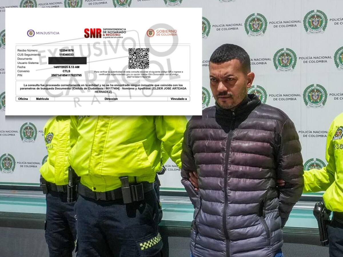 Caso Miguel Uribe: Alias ‘Costeño’ con historial delictivo, y no tiene ni un ‘alfiler’ a su nombre