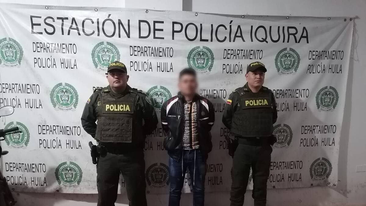 Por inasistencia alimentaria capturados dos hombres en el Huila