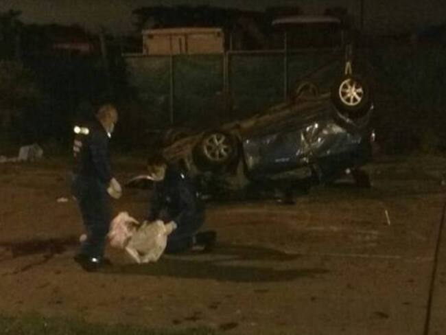 Un muerto y dos heridos deja accidente en la Avenida Pasoancho con carrera 66