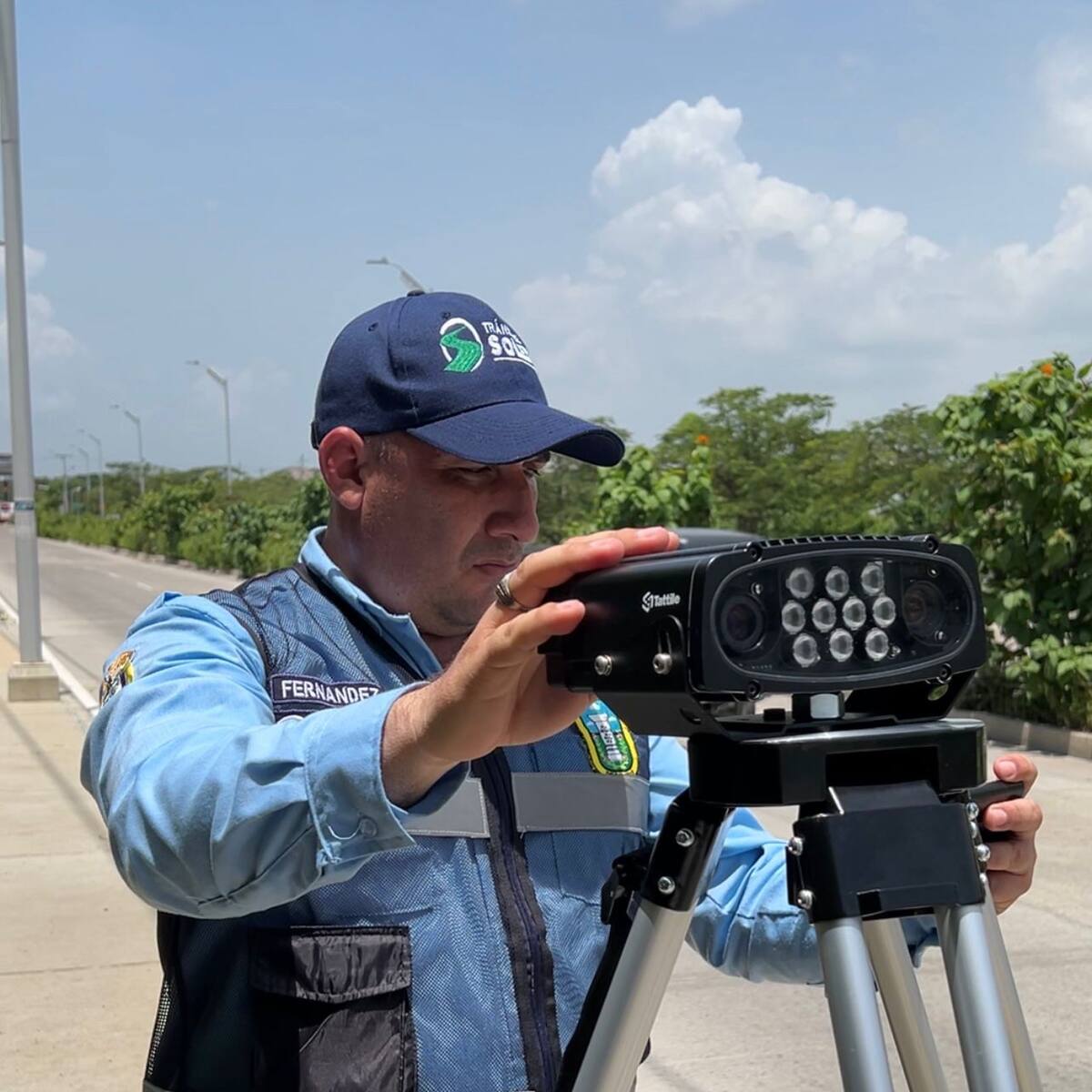 Transito de Soledad estrena cámara para detectar vehículos sin SOAT