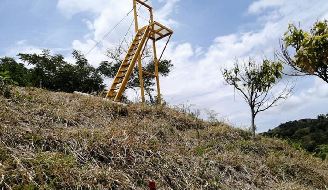 La empresa Miranda Gold de Colombia adelanta trabajos en Falan. 