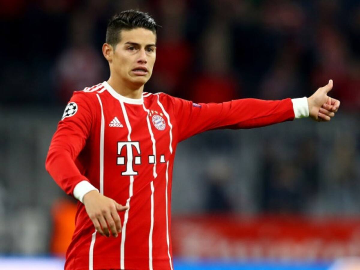 Toda Colombia es hincha del Bayern Múnich y para mi es importante: James