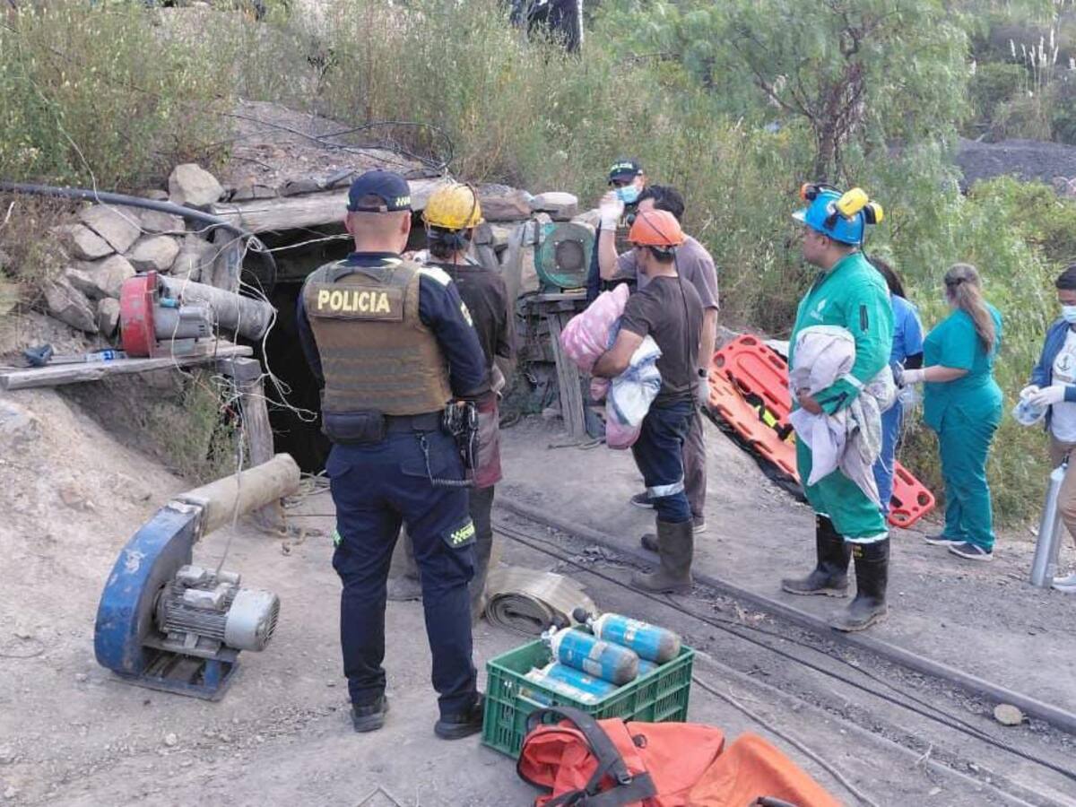 Segundo accidente minero del año en Boyacá deja dos personas muertas