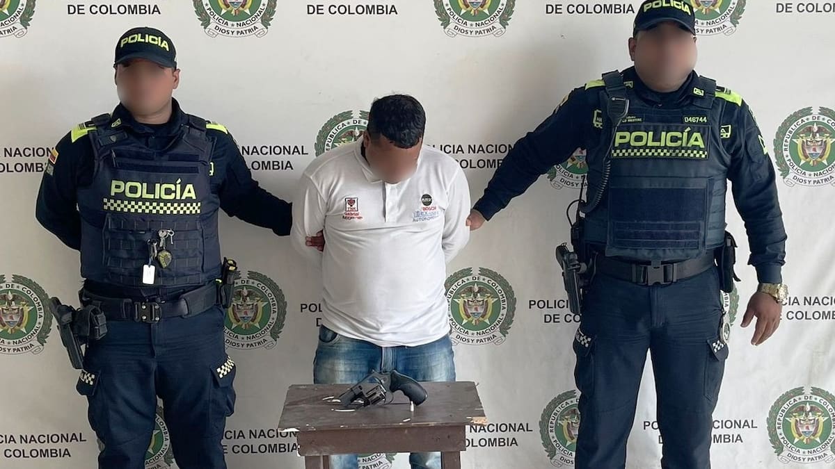 Cae ‘El Jair’ con un revólver, en la transversal 54, del barrio El Bosque