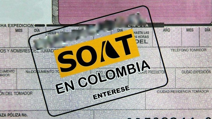 Desde el 2019 el Gobierno confirmó que el Soat, se expedirá en único formato. Foto: Colprensa