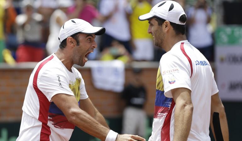 Juan Sebastián Cabal (I) y Robert Farah 