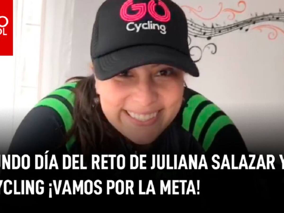 Segundo día del reto de Juliana Salazar y GoCycling