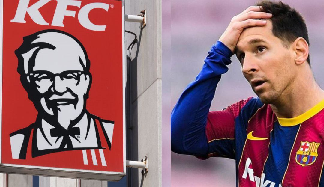 Messi: ¿dejado por Barcelona y contratado por KFC?