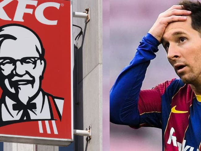 Messi: ¿dejado por Barcelona y contratado por KFC?