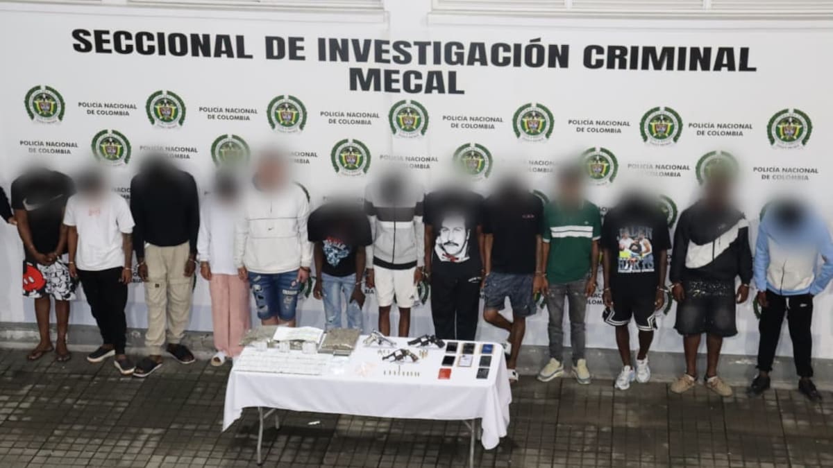 Desarticulan banda en el oriente de Cali responsable de al menos 12 homicidios