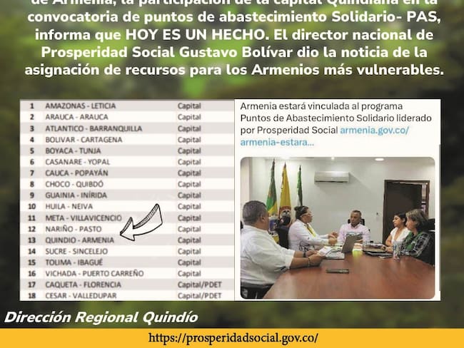 Directora de DPS Quindío, Luz Helena Forero