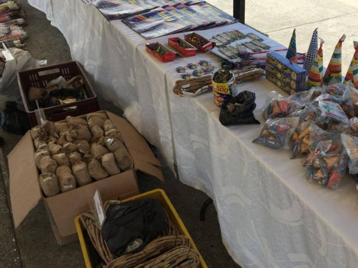 Incautan en Risaralda más de 187 kilos de pólvora