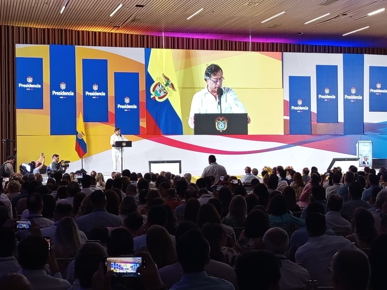 Gustavo Petro en Barranquilla. Foto: Caracol Radio