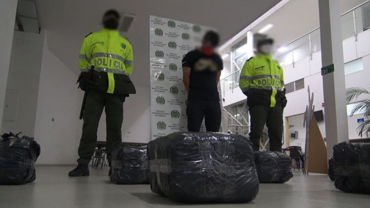 En 'operativo de película' incautan media tonelada de marihuana en Pereira