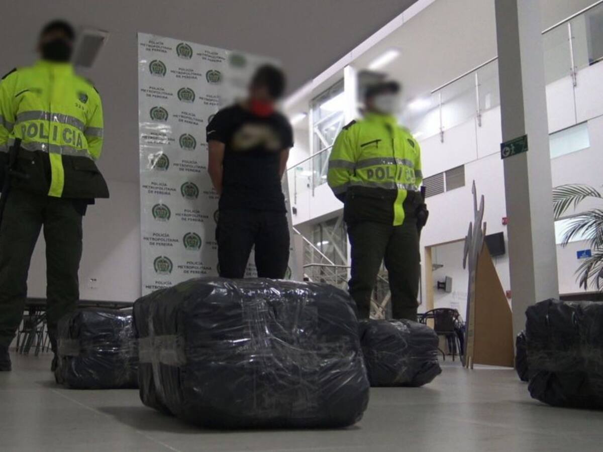 En 'operativo de película' incautan media tonelada de marihuana en Pereira