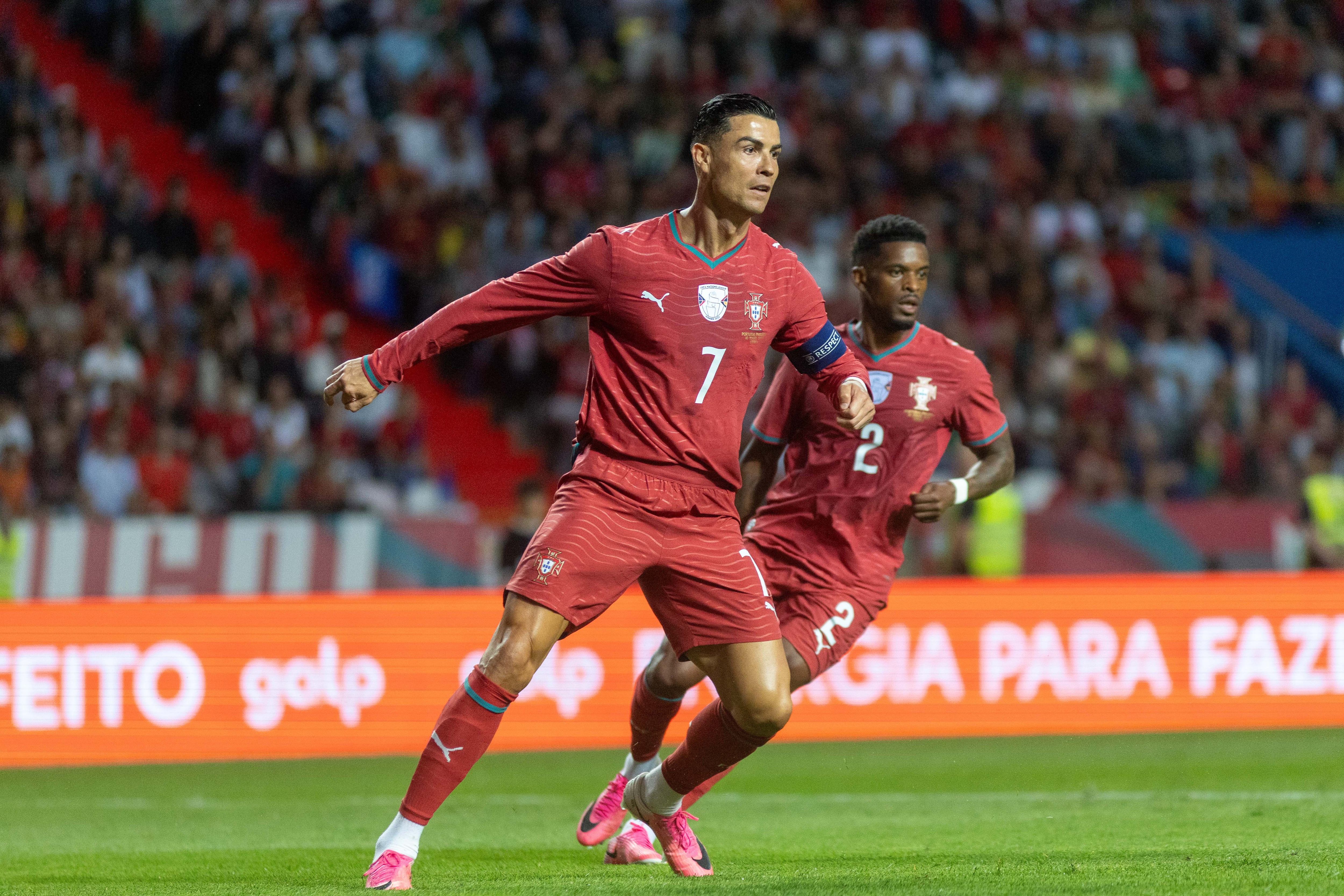 Cristiano Ronaldo, jugador de la Selección de Portugal. Foto: Getty Images.