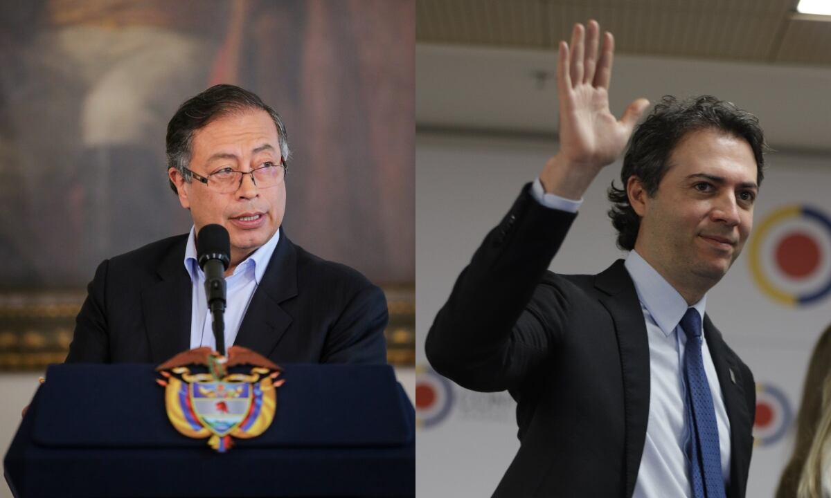 Gustavo Petro y Daniel Quintero. Foto: Colprensa