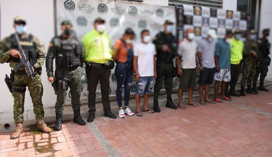 Esta organización se dedicaba al hurto a personas, homicidios con injerencia en los municipios de Turbaco y Turbana.