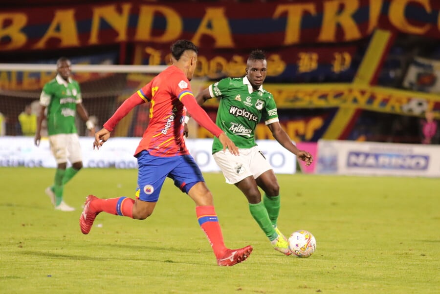 Duelo entre Deportivo Pasto y Deportivo Cali en Liga / Colprensa