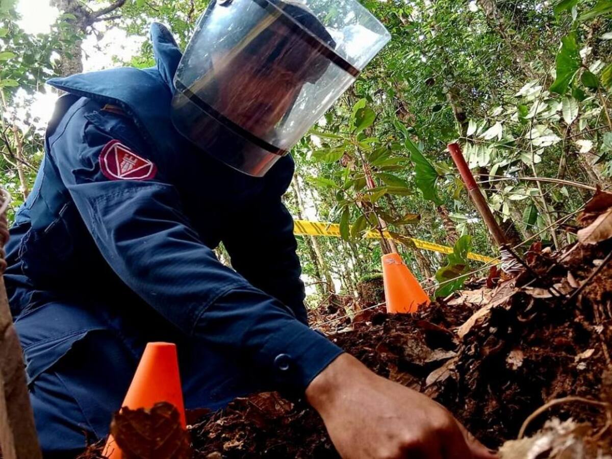 Avance del 94% en la descontaminación de minas en el departamento del Huila