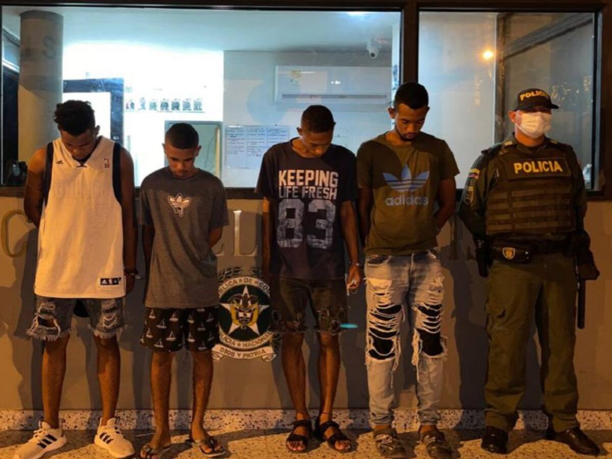 Capturaron a cuatro hombres por hurto en un apartamento de Bocagrande
