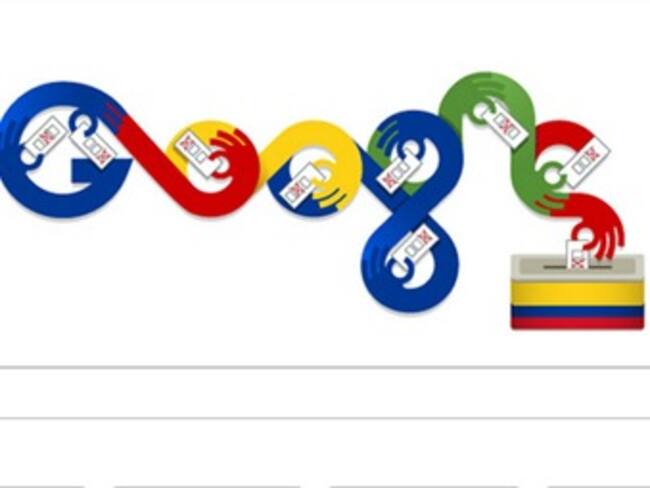 Google Colombia rinde homenaje a las elecciones con un doodle