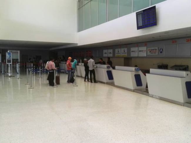 Pasajeros aeropuerto Camilo Daza