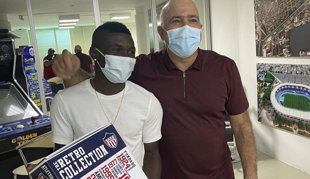 Yuberjen Martínez con Christian Daes en 2021