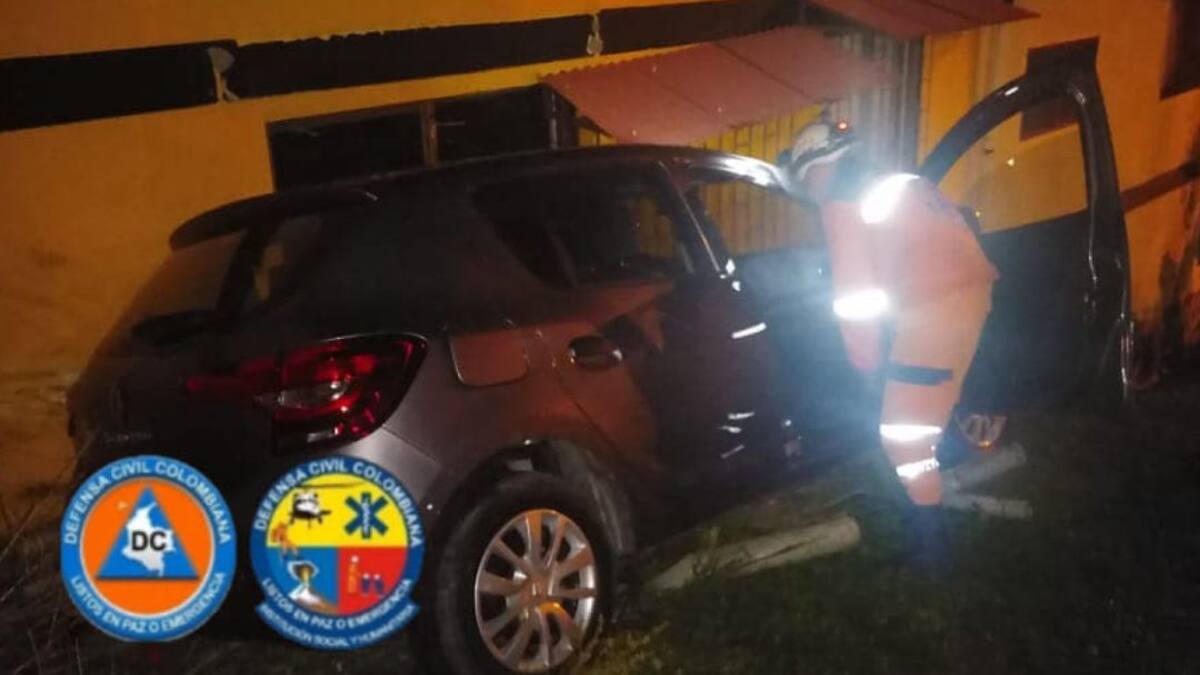 Accidente en Anserma deja dos menores de edad lesionados