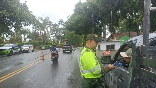 Mayor Jairo Pinilla, jefe de la seccional de Tránsito de la Policía del Quindío