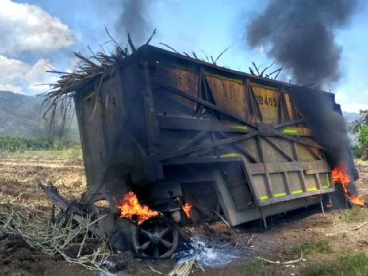 Nuevos ataques terroristas denuncian ingenios del norte del Cauca
