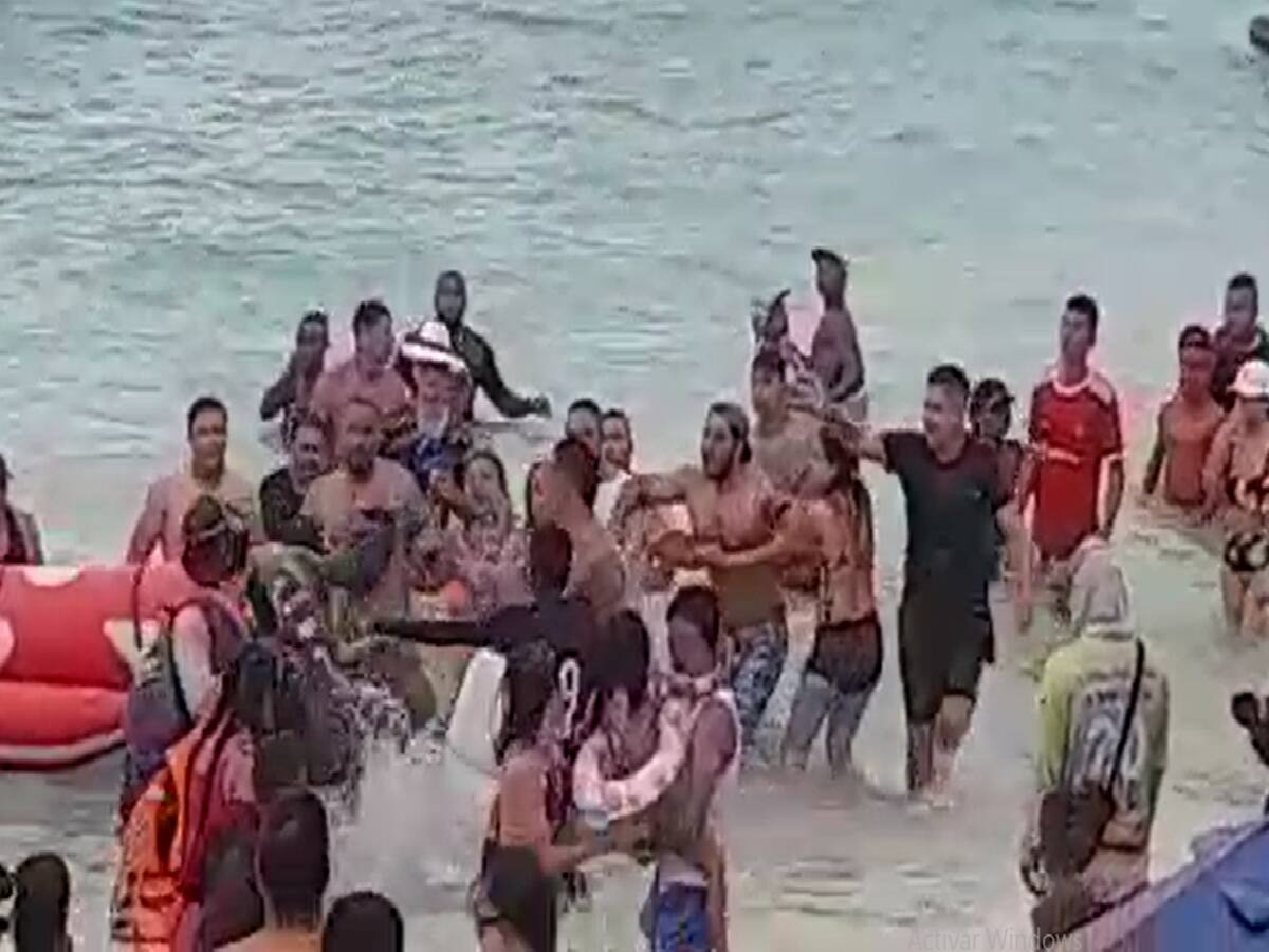 Riñas y descontrol durante el puente festivo en Playa Blanca