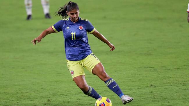 Catalina Usme, goleadora histórica de la Selección Colombia femenina.