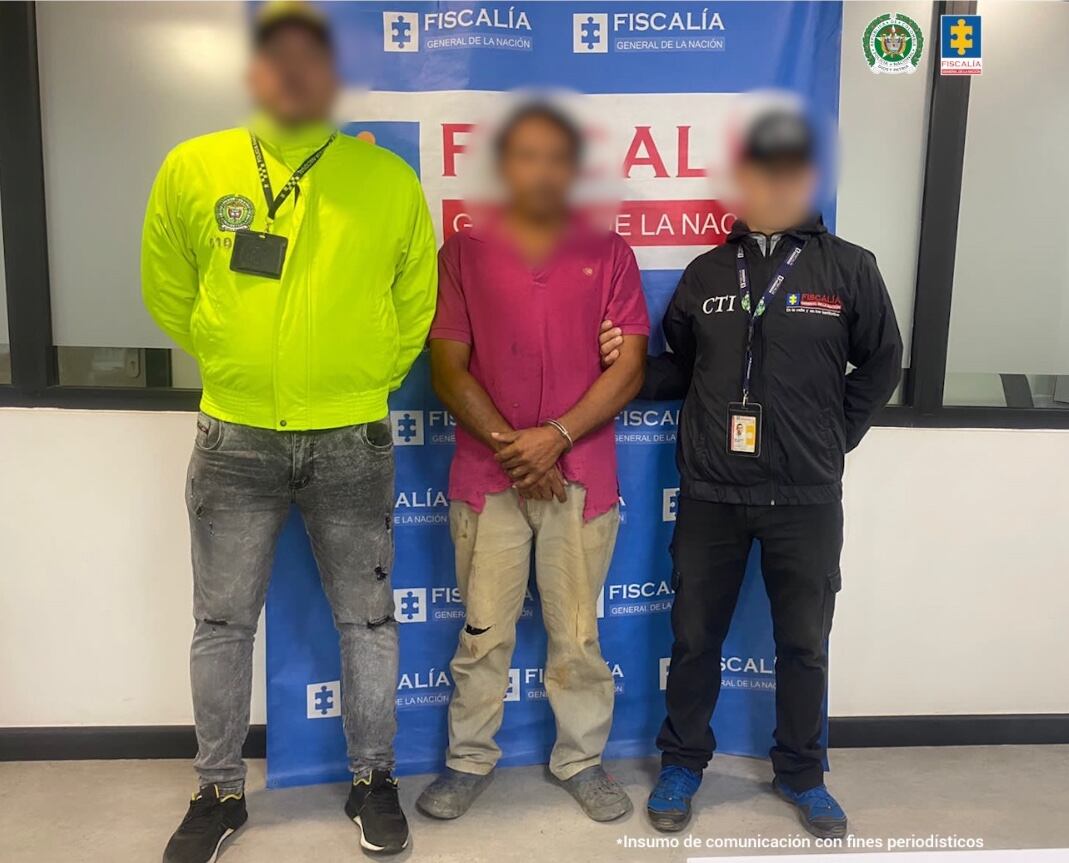 Capturado hombre de 52 años señalado de abusar de nieta. Foto: Fiscalía.