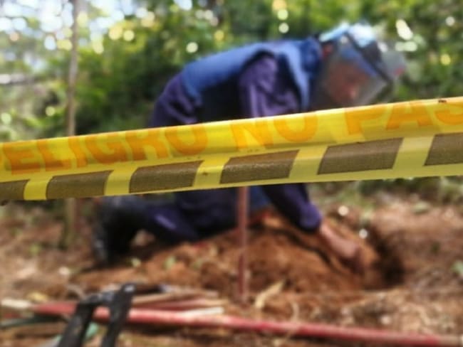 Cuatro municipios más de Caldas serán certificados como libres de minas antipersonal