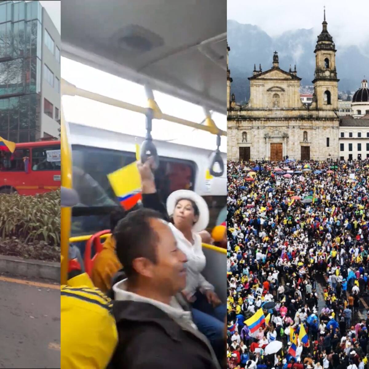 Videos: Ciudadanos llegaron a la marcha de los “ricos” en Transmilenio y Sitp