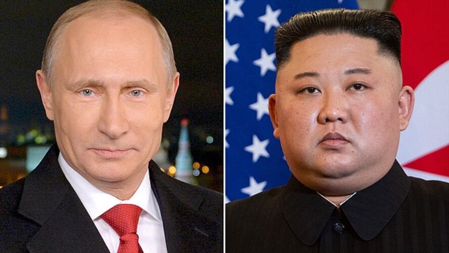Vladimir Putin - Kim Jong un. Foto: Getty Images