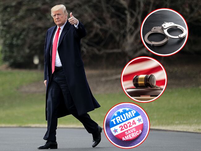 Donald Trump y los tres escenarios que enfrenta en el juicio en su contra.
(Foto: Getty / Caracol Radio)