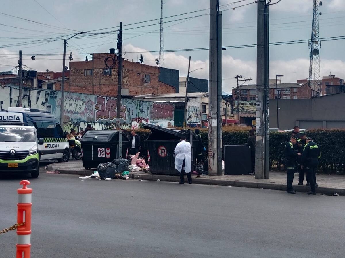 Encuentran cuerpo en un contenedor de basura cerca a reconocido centro comercial en Bogotá