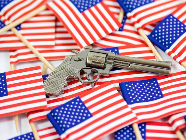 Imagen de referencia de porte de armas en Estados Unidos. Foto: Getty Images