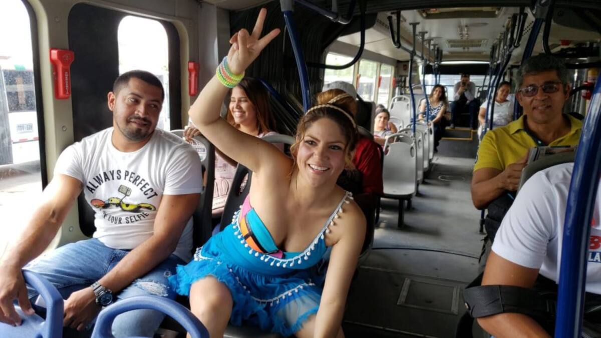 'Shakibecca' llegó a Barranquilla para celebrar la participación de Shakira en el Super Bowl LIV 2020