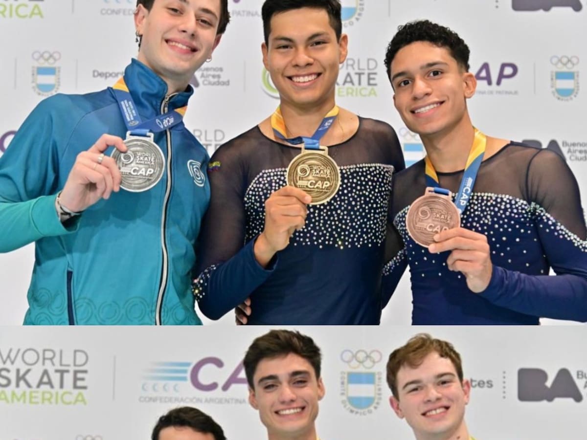 Vallecaucanos brillan en el panamericanos de patinaje artístico con oro y plata para Colombia