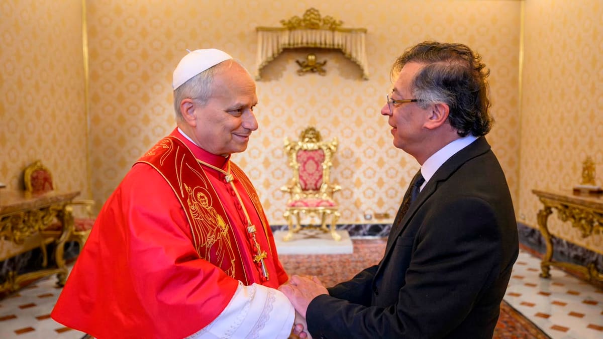 El presidente Petro habló de la situación en Colombia y Latinoamérica en su visita al papa León XIV